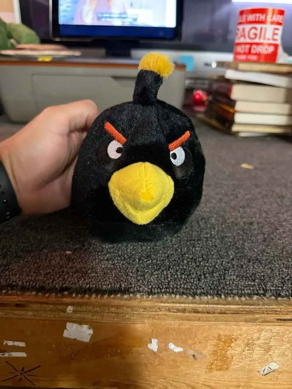 Angry Birds Black Bomb Plush 6